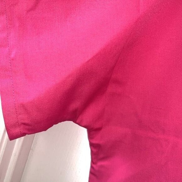 Cherokee Workwear V-Neck Pink Scrub Top 3XL Cotton Blend - Picture 7 of 10